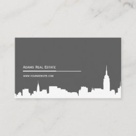 Visita Tarjeta de negocios inmobiliaria urbana moderna