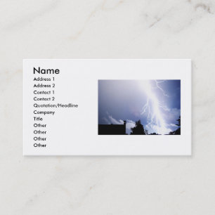 Visita Tarjeta de negocios Lightning