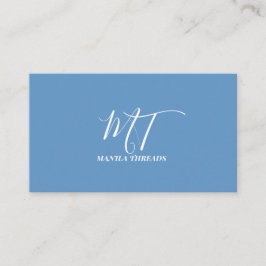 Visita Tarjeta de Negocios Minimalista con Logotipo Monog