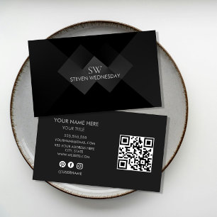 Visita Tarjeta de Negocios Minimalista Profesional   Mode