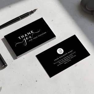 Visita Tarjeta de Negocios Moderna y Elegante de Agradeci