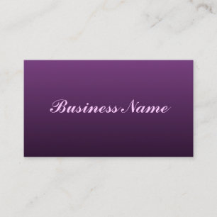 Visita Tarjeta de Negocios Morado Oscuro