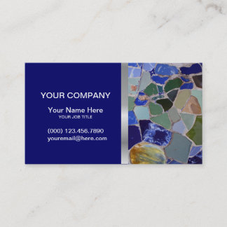 Visita Tarjeta de negocios Mosaicos elegante