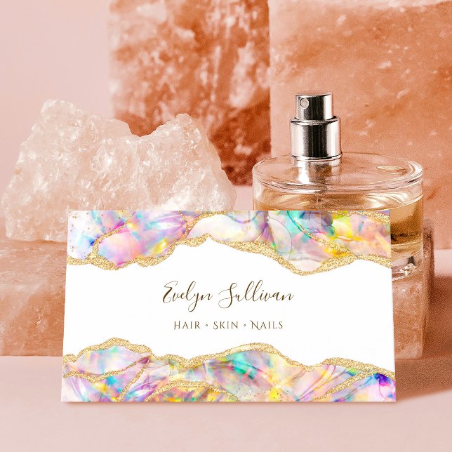 Visita tarjeta de negocios opal (Subido por el creador)