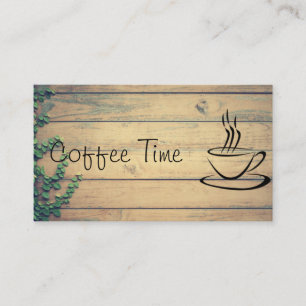 Visita Tarjeta de negocios para café o té