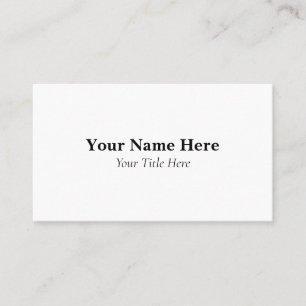 Visita Tarjeta de Negocios Personalizada