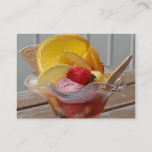 Visita Tarjeta de negocios personalizado Ice Cream Sundae