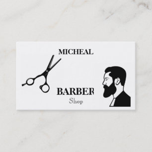 Visita Tarjeta de negocios Razor Gold Blade Barber