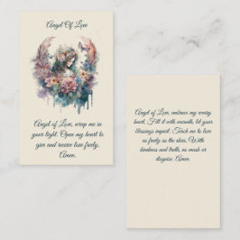 Visita Tarjeta de oración Ángel de Amor