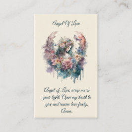 Visita Tarjeta de oración Ángel de Amor