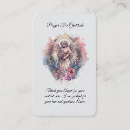 Visita Tarjeta de oración Ángel Prayer para Gratitud