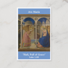 Visita Tarjeta de oración Ave Maria Hail Mary
