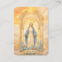 Tarjeta de oración católica memorial para funeral