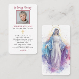 Visita Tarjeta de Oración Católica Nuestra Señora de la G