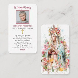 Visita Tarjeta de Oración Católica Nuestra Señora de la L