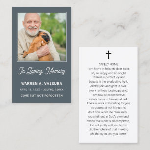 Visita Tarjeta de oración clásica de simpatía funeraria c