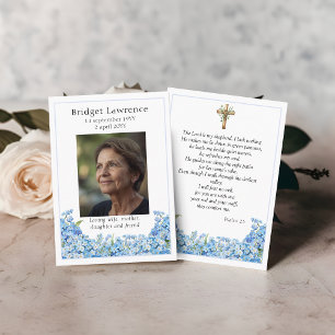 Visita Tarjeta de oración con foto conmemorativa de nomeo