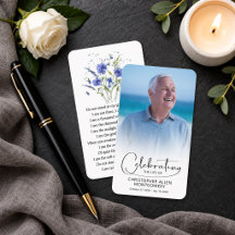 Tarjeta de oración con foto de celebración de la v