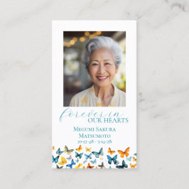 Visita Tarjeta de oración conmemorativa de la mariposa