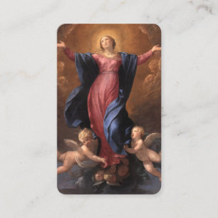Visita Tarjeta de oración de la asunción Virgen María