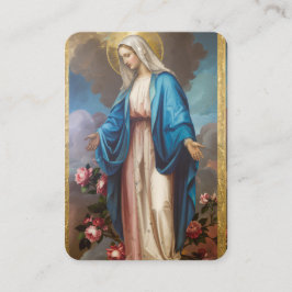 Visita Tarjeta de Oración de María Tarjeta Católica de Or