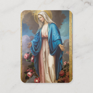 Visita Tarjeta de Oración de María Tarjeta Católica de Or