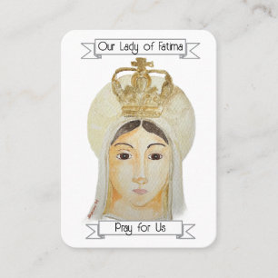 Visita Tarjeta de oración de Nuestra Señora de Fátima