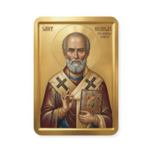 tarjeta de oración de San Nicolás