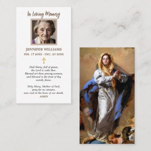 Visita Tarjeta de Oración Nuestra Señora de la Medalla Mi
