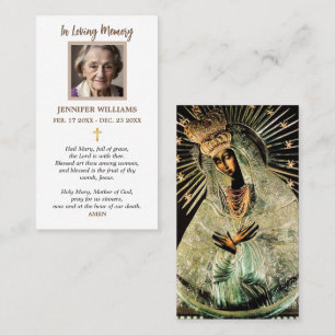 Visita Tarjeta de Oración Nuestra Señora de la Puerta del