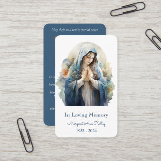 Visita Tarjeta de Oración Santa María Católica Cristiana