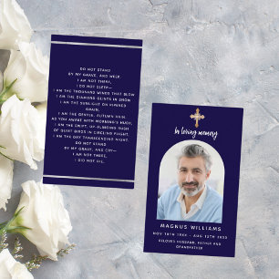 Visita Tarjeta de oraciones funerarias de la cruz azul os