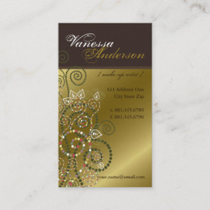 Visita Tarjeta de oro del perfil del modelo de los