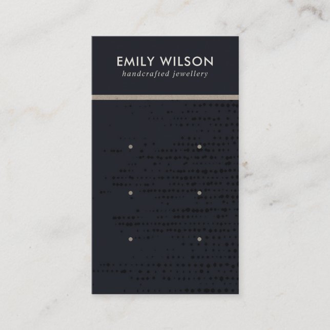 VISITA TARJETA DE PANTALLA DE BLANCO NEGRO URBANO DE 3 PU (Anverso)