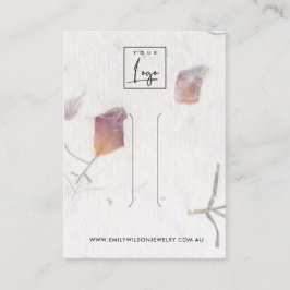 VISITA TARJETA DE PANTALLA DEL CLIP DE PELO DE PAPEL HECH