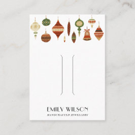 VISITA TARJETA DE PANTALLA DEL CLIP DEL CABELLO ORNAMENTE