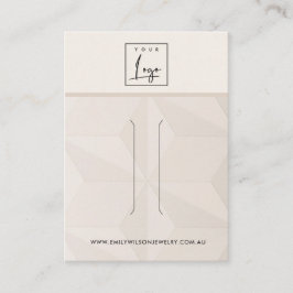 VISITA TARJETA DE PANTALLA DEL CLIP DEL PELO DE DIAMANTE 