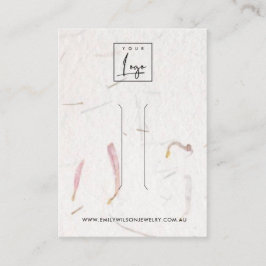 VISITA TARJETA DE PANTALLA DEL CLIP DEL PELO DE PAPEL HEC