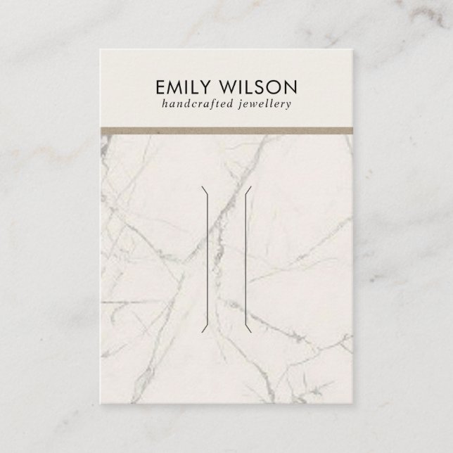 VISITA TARJETA DE PANTALLA DEL CLIP DEL PELO DE TEXTURA D (Anverso)