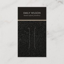 VISITA TARJETA DE PANTALLA DEL CLIP DEL PELO DE TEXTURA N