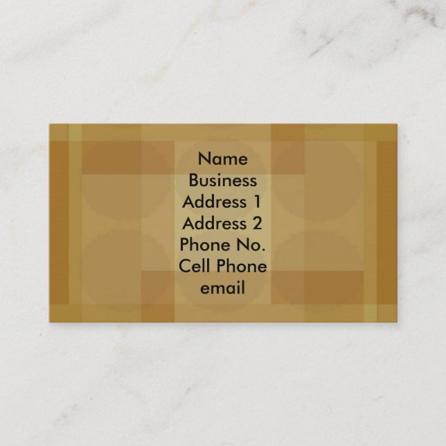 Visita Tarjeta de perfil abstracta (Anverso)