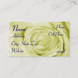 Visita tarjeta de perfil amarillo claro