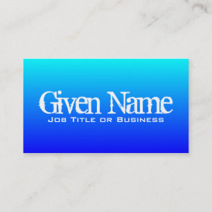 Visita Tarjeta de perfil azul Aqua