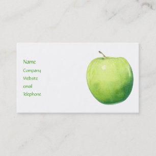 Visita Tarjeta de perfil de Apple verde