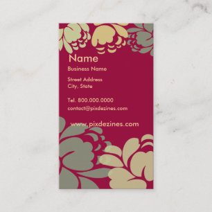 Visita Tarjeta de perfil de camellis de vino tinto rojo, 