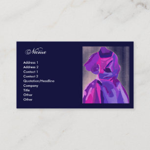 Visita Tarjeta de perfil de "Diseñador de moda" con cubie