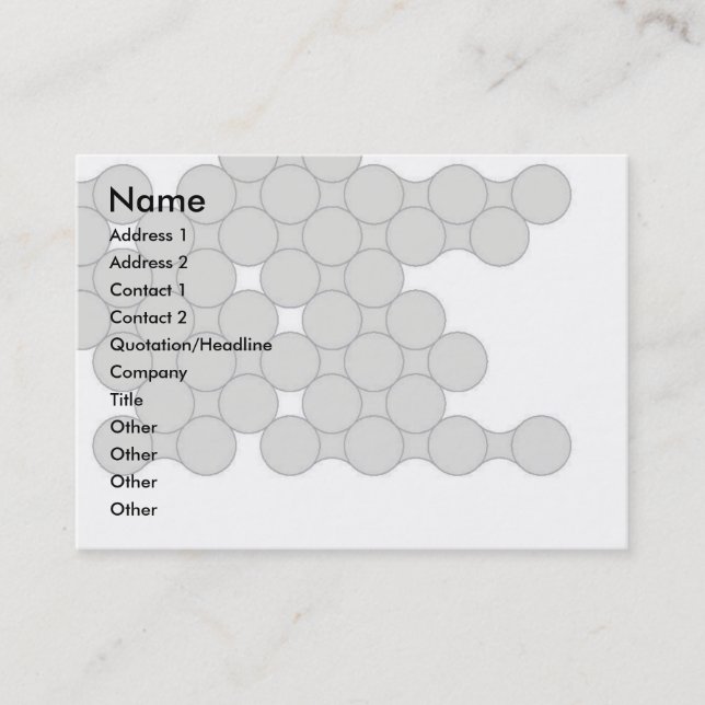 Visita Tarjeta de perfil de medicina (Anverso)