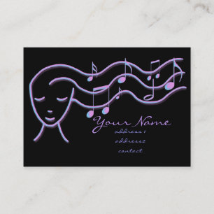 Visita tarjeta de perfil de música