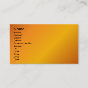 Visita Tarjeta de perfil de naranja