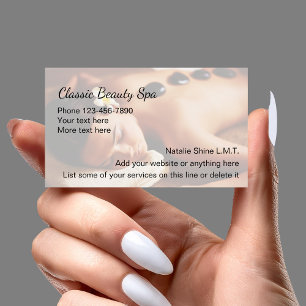 Visita Tarjeta de perfil de negocio de Hot Stone Massage